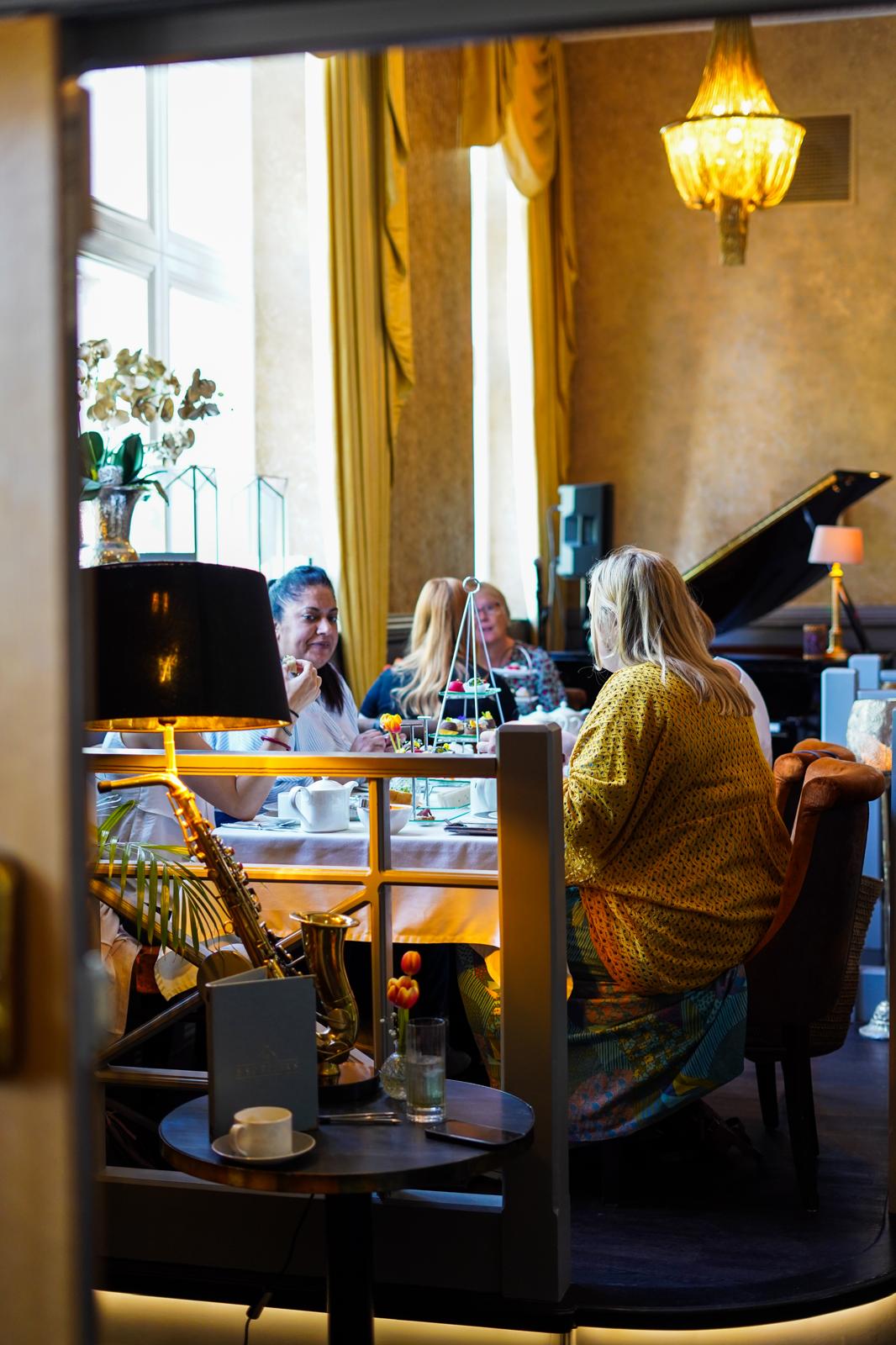 Guests enjoying afternoon tea in the 3 St Peter's dining room
